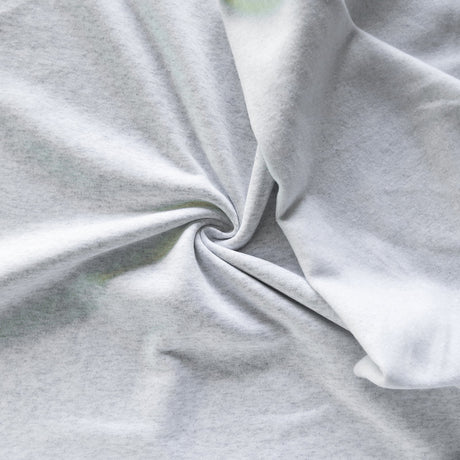 Cotton Poly Sweatshirt Fleece Ash Heather Grey
