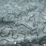 Ashley Stretch Lace Sequin Nylon Spandex Fabric - Embroidered Sequin Lace, 57/58" Width (1 Yard)