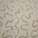 Ashley Stretch Lace Sequin Nylon Spandex Fabric - Embroidered Sequin, 57/58" Width (1 Yard)