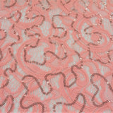 Ashley Stretch Lace Sequin Nylon Spandex Fabric - Embroidered Sequin Lace, 57/58" Width (1 Yard)
