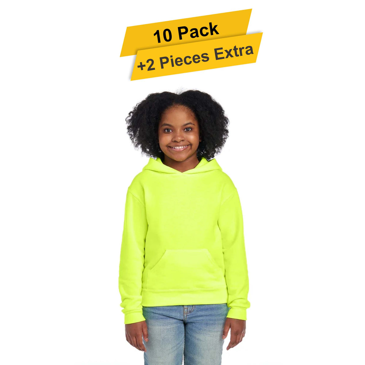 NuBlend Youth Hooded Sweatshirt  10 Pack Cotton