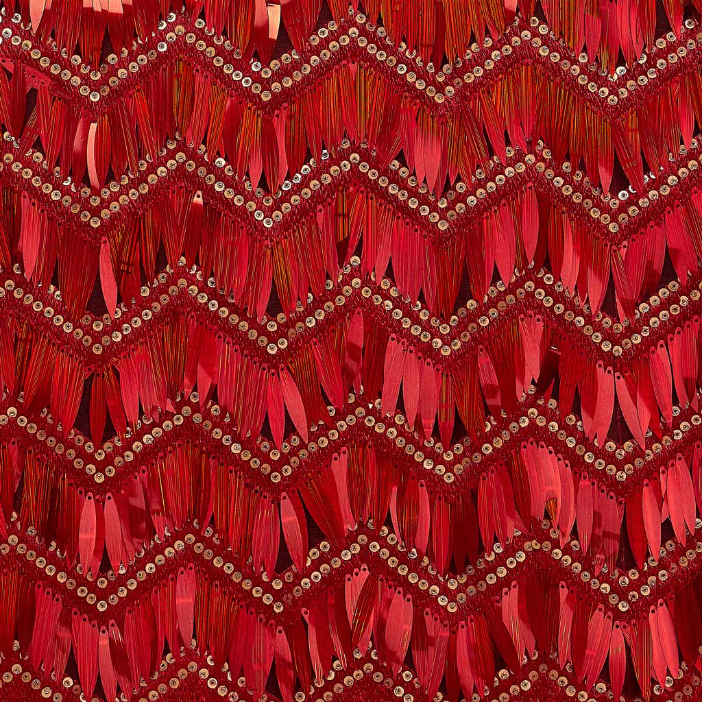 Embroidered Mesh Sequin Fabric