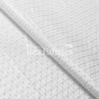 Athletic Mesh PFP Polyester Mesh Fabric - White, Mesh, 58-60" Width (1 Yard)