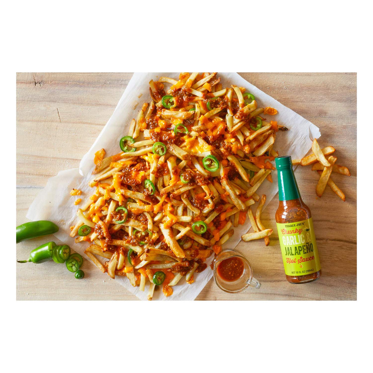 Trader Joe’s Chunky Garlic & Jalapeño Hot Sauce 10 Fl Oz