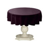 Tablecloth Dull Bridal Satin Fabric - 54" Round, Color Options (1 Piece)