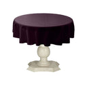 Dull Bridal Satin Fabric - Solid Color, 51" Round (1 Piece)