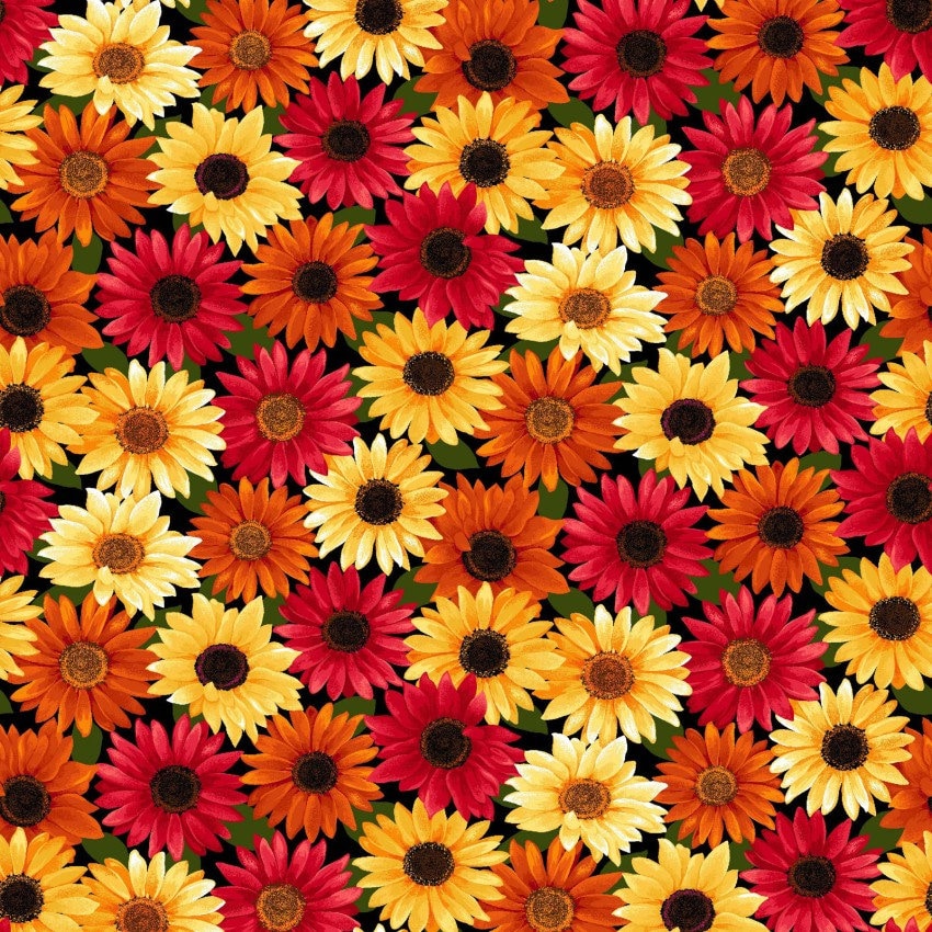 Quilting Cotton Autumn Glory Autumn Floral Thanksgiving Harvest Freckle + Lollie