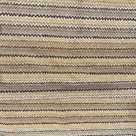 Chenille Upholstery Fabric Aztec Zig Zag Desert