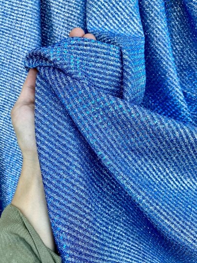 Stretch Metallic Lurex Knit