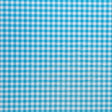 Swim Knit Poly Spandex Gingham Azure Blue