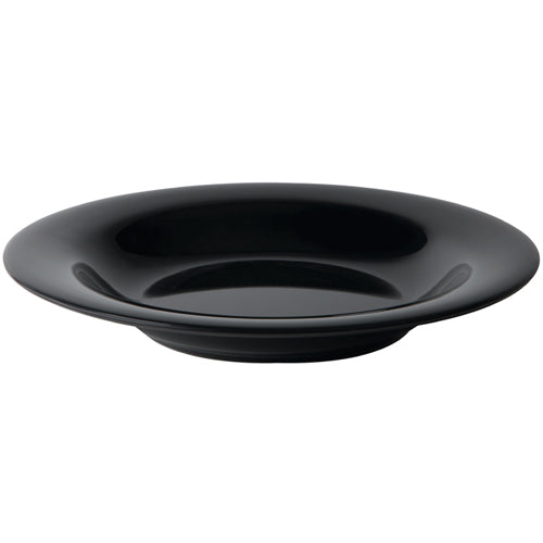 G. E. T. Melamine Bowl, Black Elegance Series, 13 oz 9.25" Diam. x 1.25" D - Case of 24