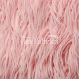 Mohair Fur Poly Acrylic Fabric - Solid Faux Fur, Multiple Colors, 58/60" Width (1 Yard)