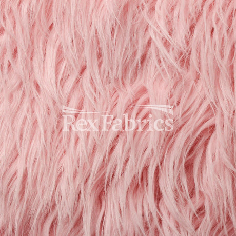 Mohair Fur Poly Acrylic Fabric - Solid Faux Fur, Multiple Colors, 58/60" Width (1 Yard)