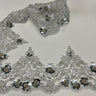 Beaded Corded Floral Lace Trim