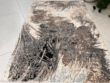 BIV 606 Polyester Viscose Blend Fabric - Color-Changing Flat Weave, Area Rug, 5' 2" X 7' 5" (1 Unit)