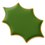Holly Leaf Cookie Cutter 5.5 in B0530