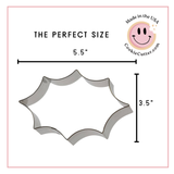 Holly Leaf Cookie Cutter 5.5 in B0530