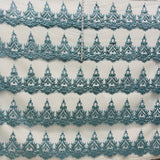Glitter Mesh Fabric Lace USA GD-219 55" Wide