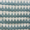 Glitter Mesh Fabric Turquoise
