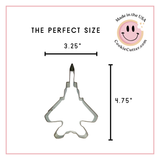 Fighter Jet Cookie Cutter 4.75 in B0842
