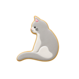 Curled Cat Cookie Cutter 3.75" B0970