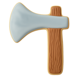 Hatchet Cookie Cutter 2.5 in B1005