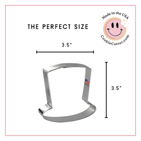 Top Hat Cookie Cutter 3.5" B1031