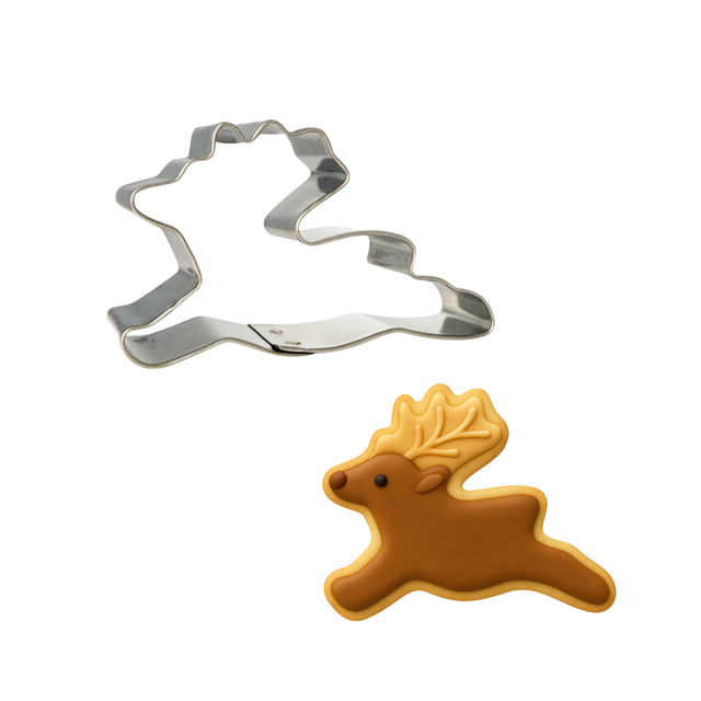 Reindeer Cookie Cutter 3.25 in B1080