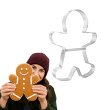 Extra Large Gingerbread Man with Brace Cookie Cutter 8.5 in B1120