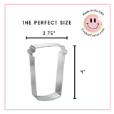 Soda Fountain Coffee Cup Cookie Cutter 4 in B1134
