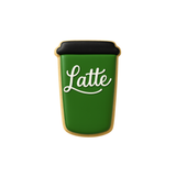 Soda Fountain Coffee Cup Cookie Cutter 4 in B1134