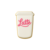 Soda Fountain Coffee Cup Cookie Cutter 4 in B1134
