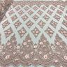 Beaded 3D Floral Lace Mesh