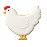Mini Chicken Cookie Cutter 1.75 in M34