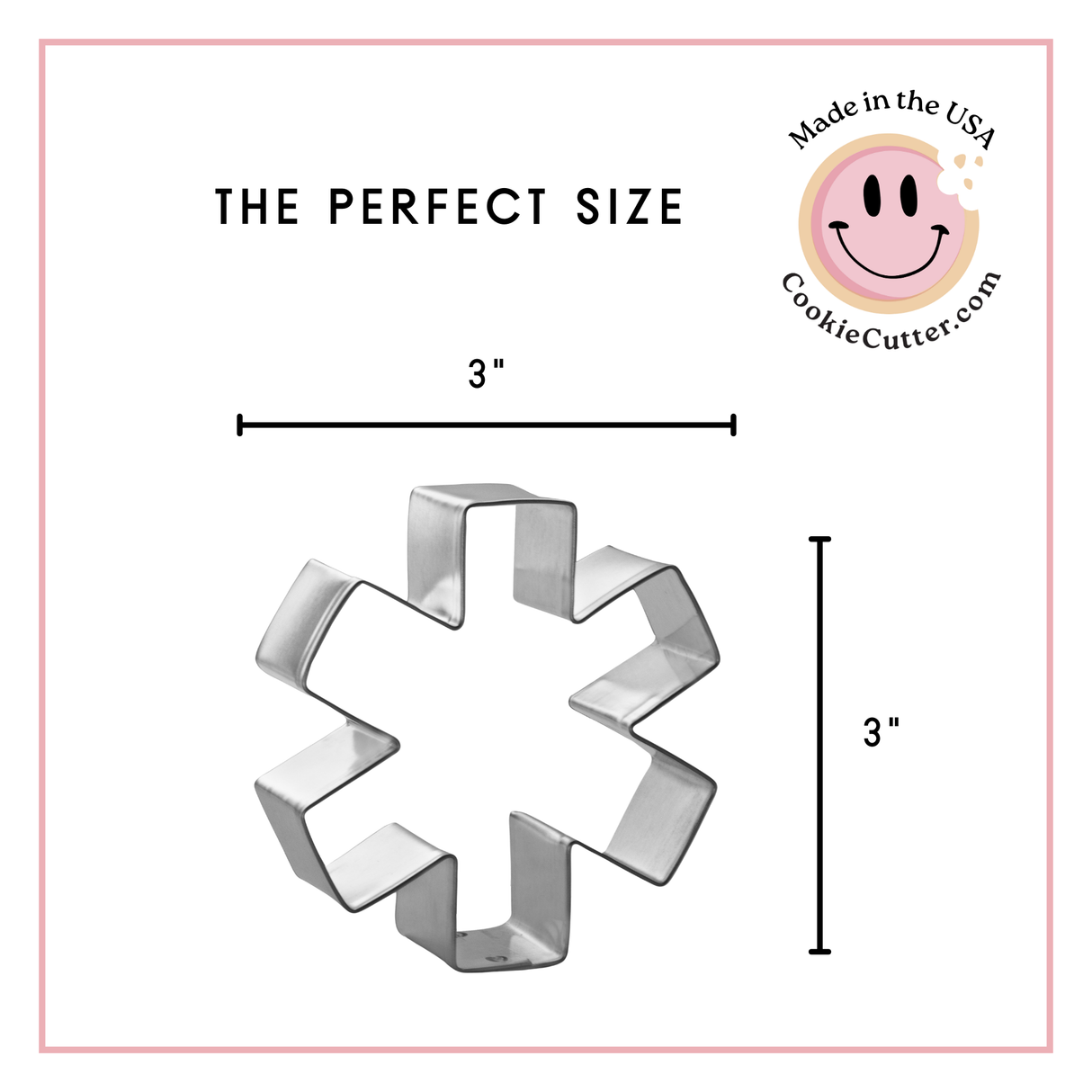 Medical Symbol Cookie Cutter 3 in B1187