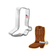 Cowboy Boot Cookie Cutter 3.25 in B1210