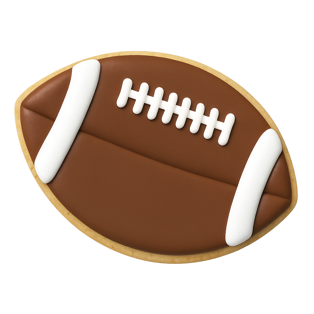 Football Cookie Cutter 4" B1258