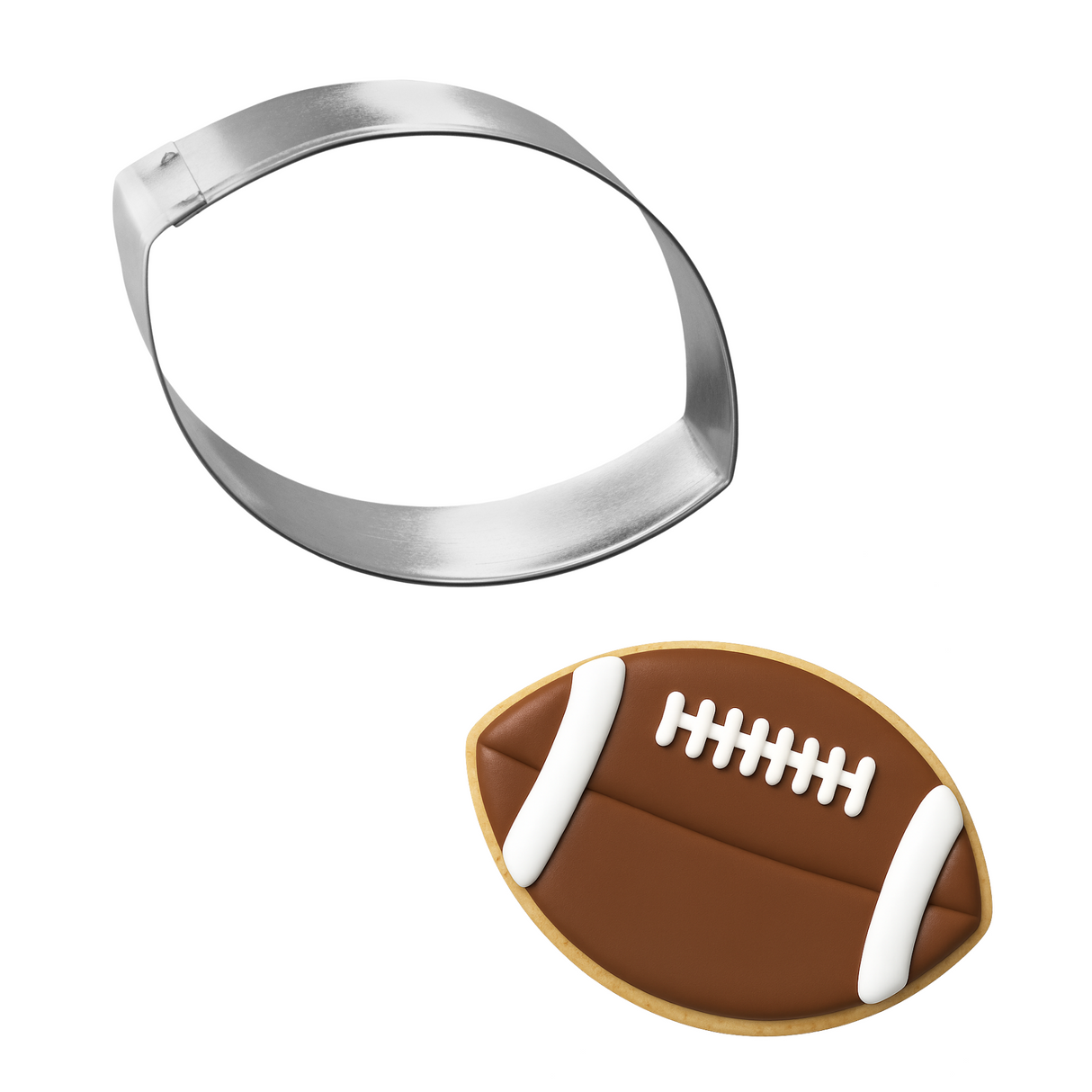 Football Cookie Cutter 4" B1258