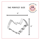 Bat Cookie Cutter 4 in B1263