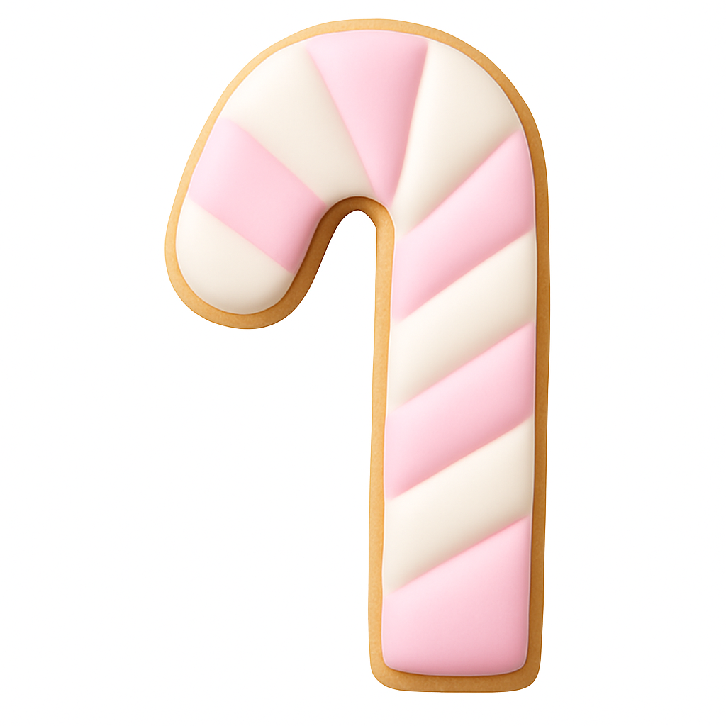 Candy Cane Cookie Cutter 3.5 in B936F