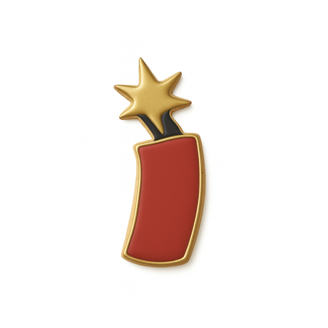 Firecracker Cookie Cutter 4" B1271