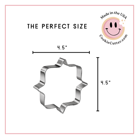 Square Plaque Cookie Cutter 4.5 in B1276