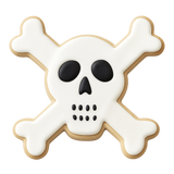 Skull & Crossbones Cookie Cutter 4 in B1278