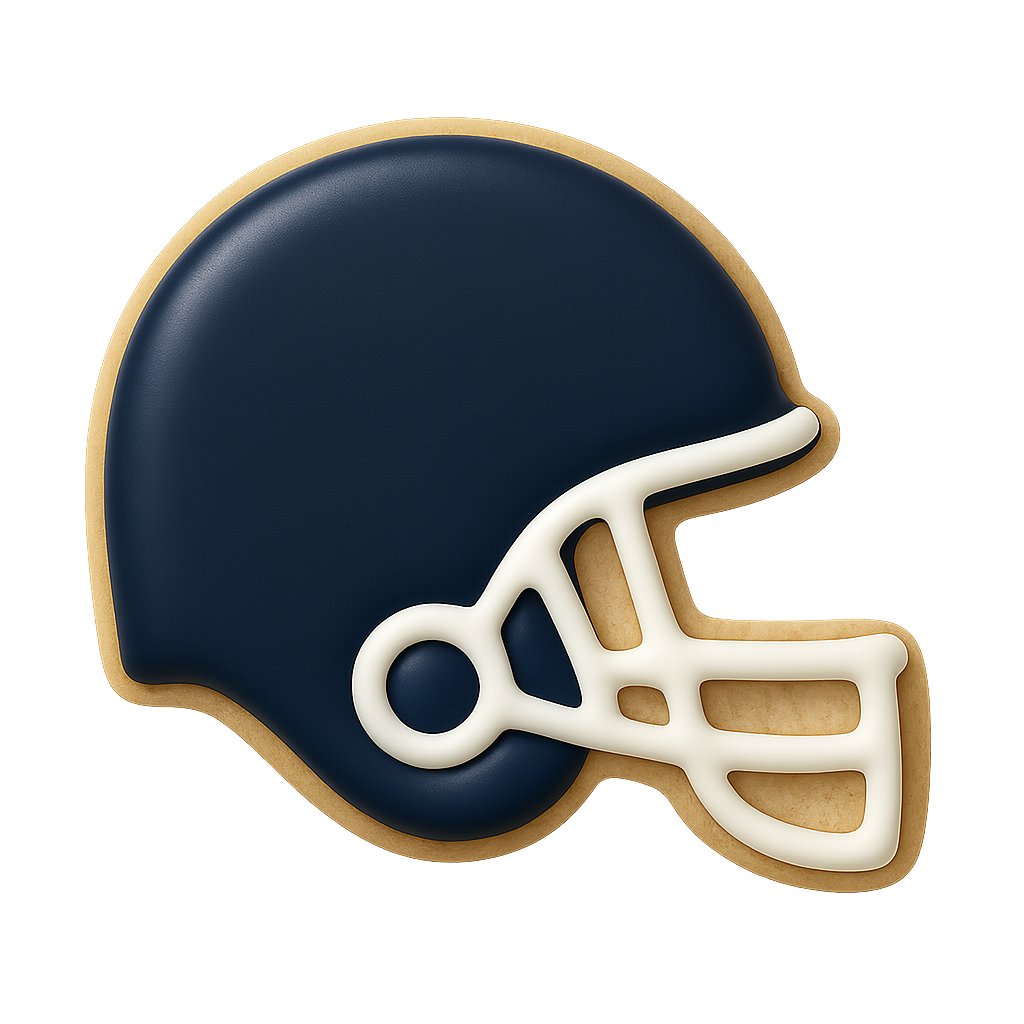 Football Helmet Cookie Cutter 4 in B1286