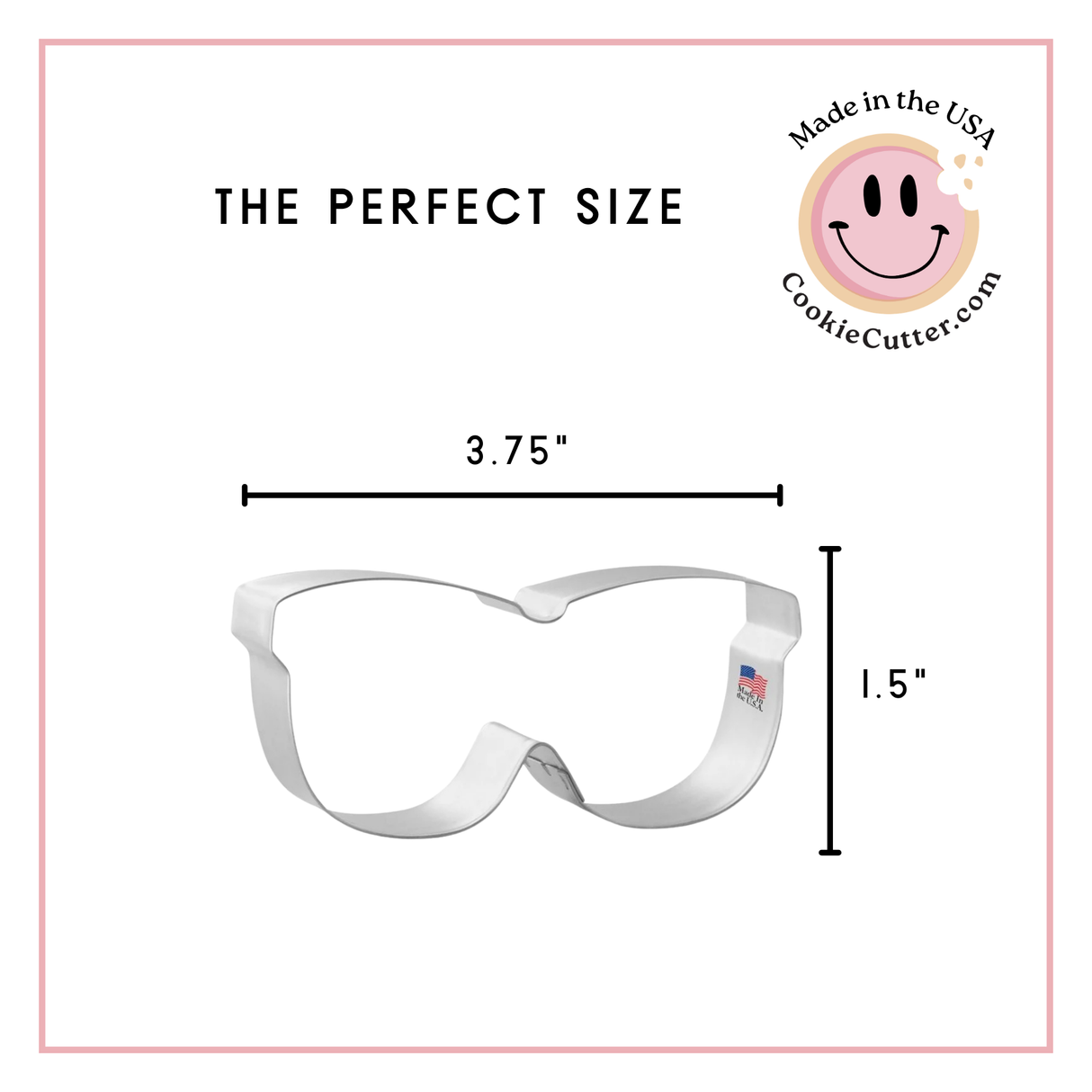 Sunglasses Cookie Cutter 3.75 in B1288