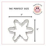 Snowflake Cookie Cutter 3 in B1340
