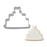 Wedding Cake Cookie Cutter 4 in B1345