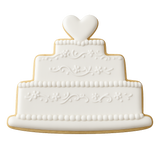 Mini Wedding Cake Cookie Cutter 1.25 In. M150