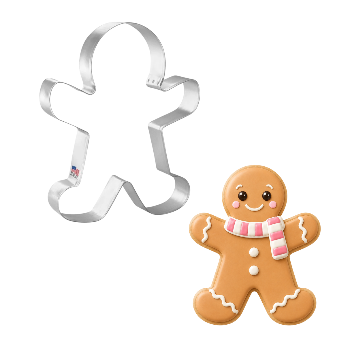 Gingerbread Man Cookie Cutter 5.5 in B1376