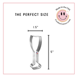 Champagne Glass Cookie Cutter 5 in B1379